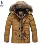 2019U doudoune hommes ralph lauren hoodie decontractee bonne qualite pas cher brun